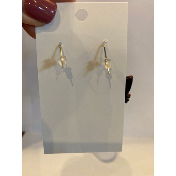 Earrings Red Fox w/ Eye Glasses Cartoon Dangle Whimsical Statement Cartoon FUN - Picture 4 of 7